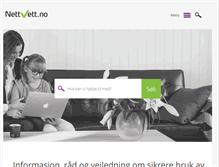 Tablet Screenshot of nettvett.no